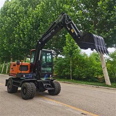 Excavadora de ruedas ZJ75W - 7 toneladas